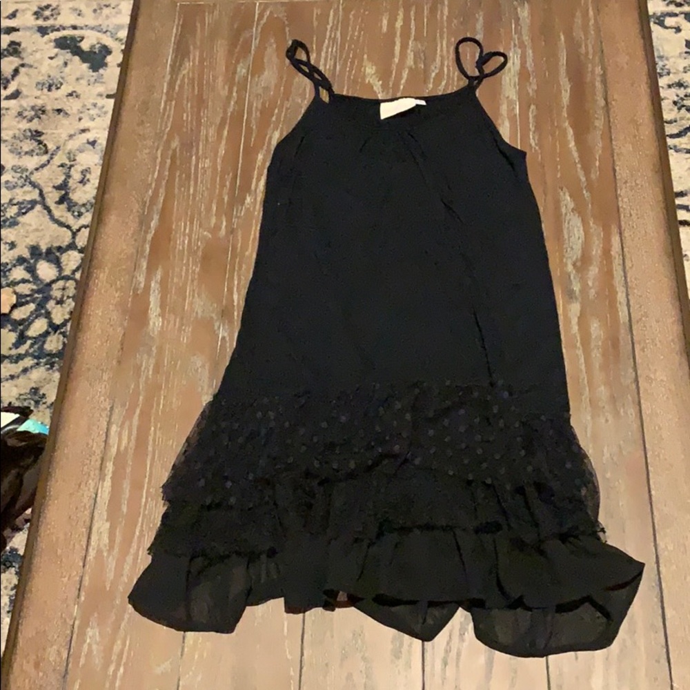Adorable black mini summer dress